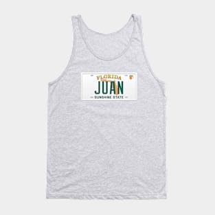 Juan License Plate - FL Tank Top